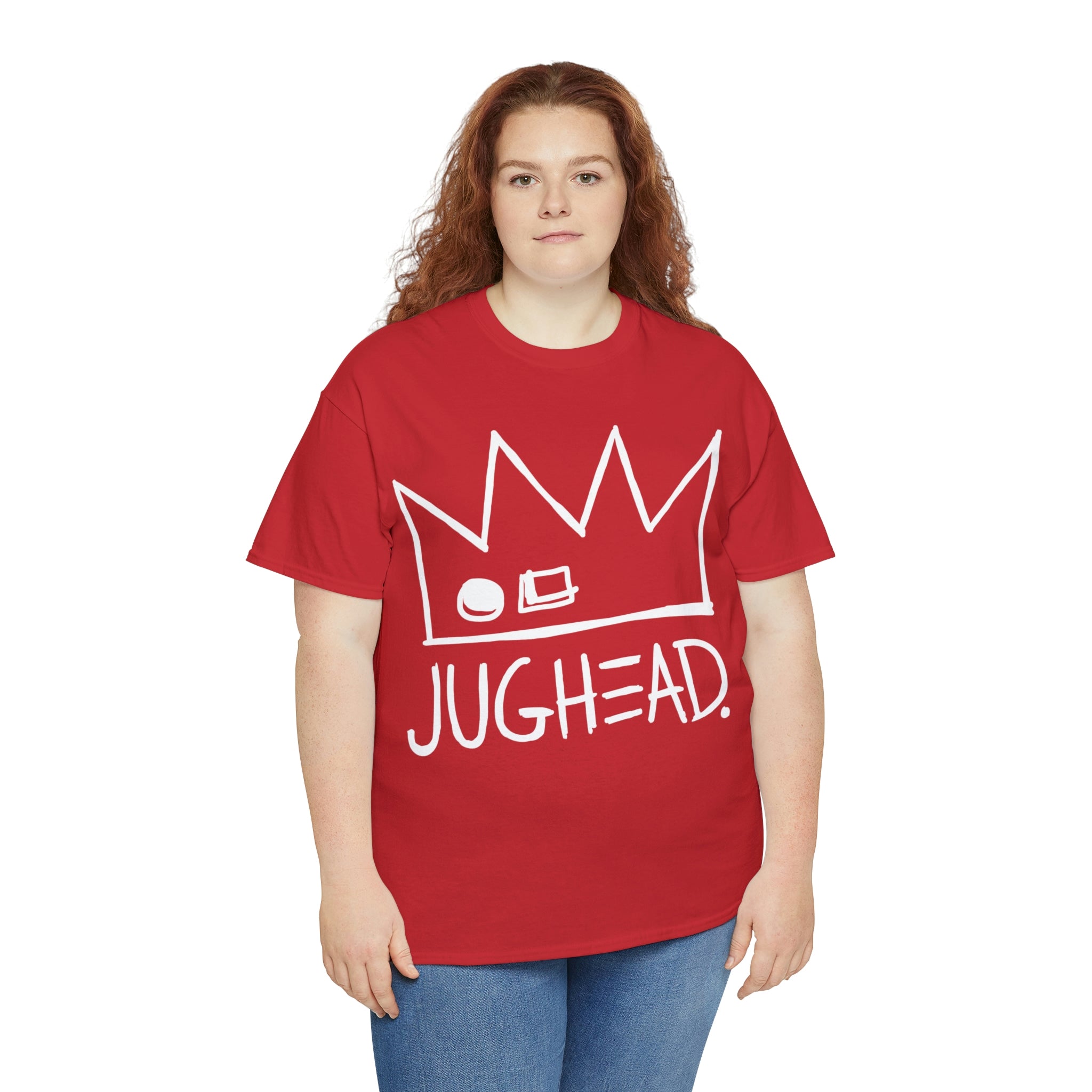 Archie Comics Jughead Jones Crown T-Shirt - Unisex Heavy Cotton Tee for Casual Wear & Comic Fan Gifts