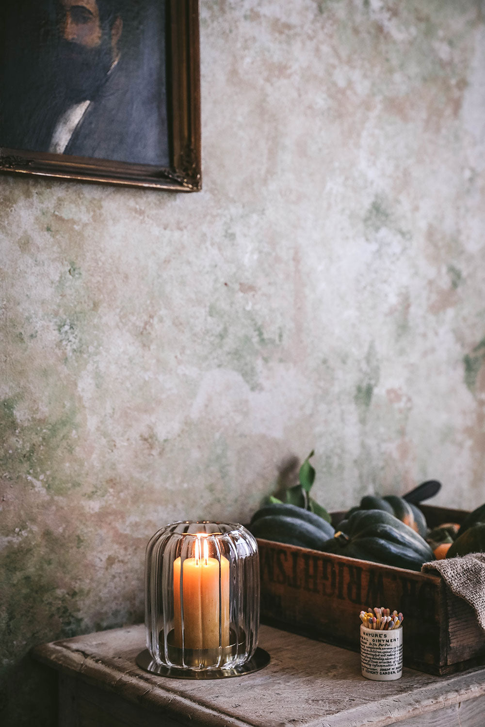 Large Fluted Glass Lantern - Elegant Outdoor & Indoor Decorative Lighting for Patio, Garden, Wedding, and Home Decor