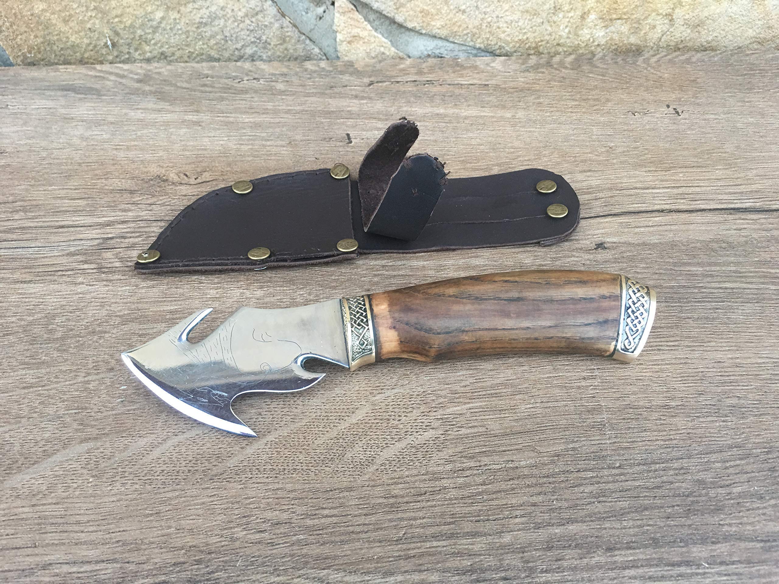 Custom Engraved Hunting Knife with Sheath - Personalized Groomsmen Gift for Hunting, Fishing & Survival | Perfect for Outdoor Adventures & Decor