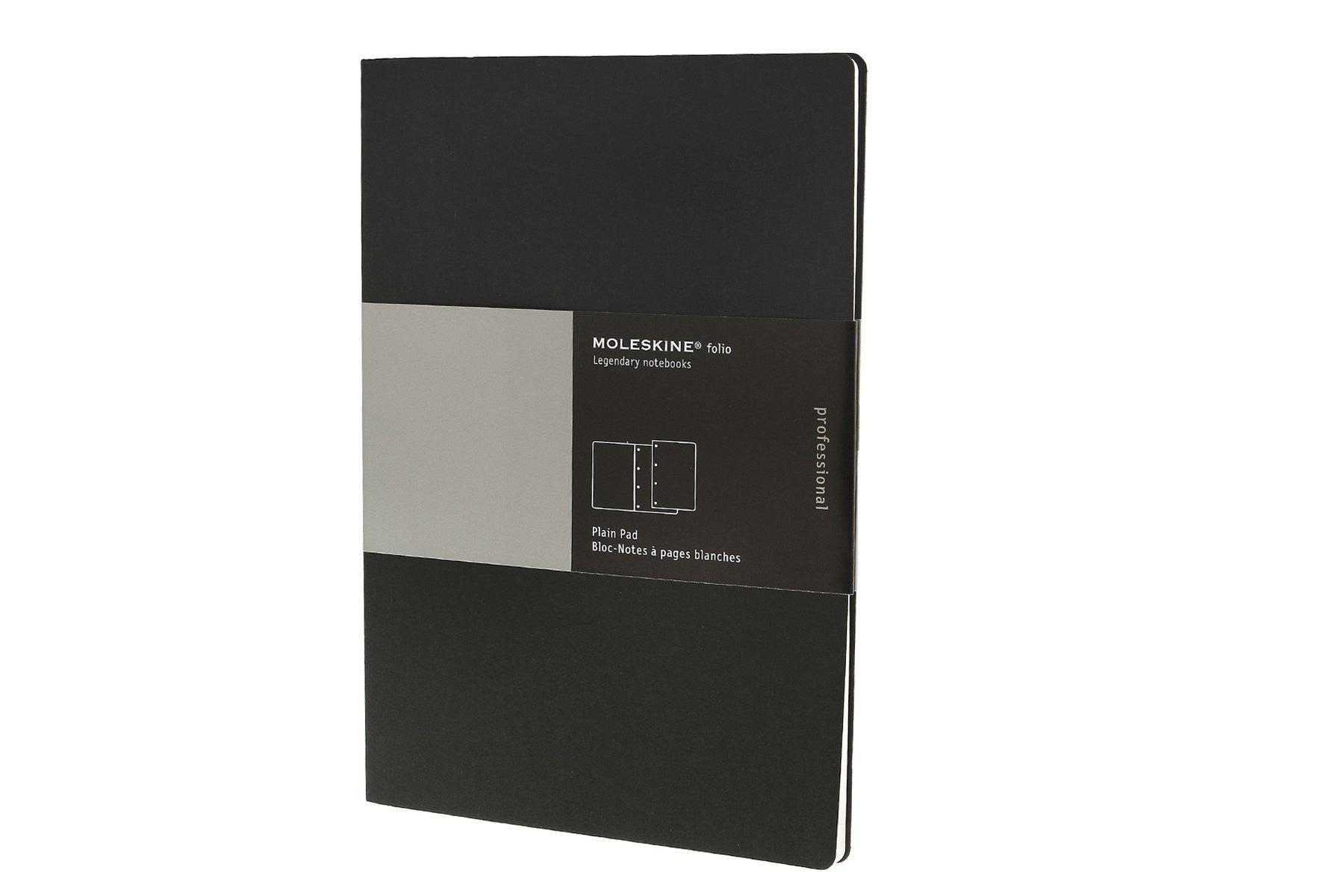 Premium Moleskine Folio Professional Plain A4 Notebook Pad - Ideal for Business Meetings, Sketching & Creative Writing | Acid-Free Paper for Artists & Professionals