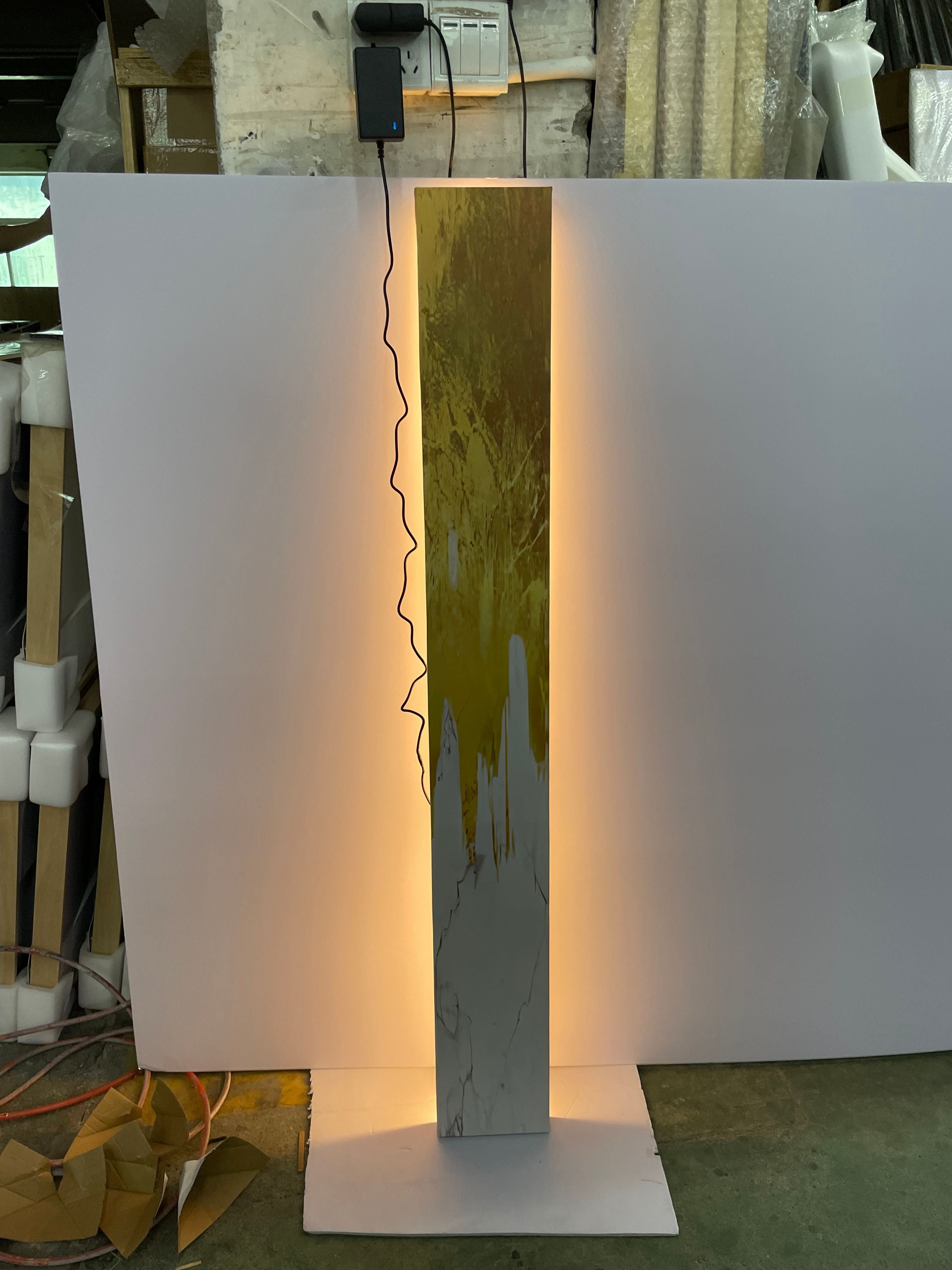 Abstract LED Panel Wall Lamp - Modern Indoor Lighting Fixture for Living Room, Bedroom & Office Decor