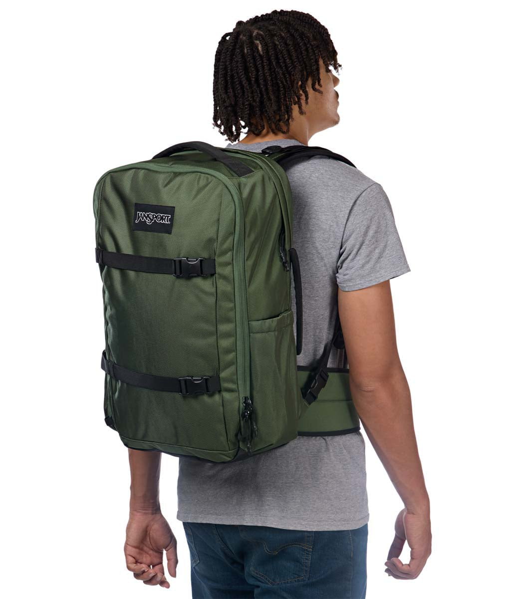 JanSport Venture Pack Backpack - Durable Cargo Green Daypack for School, Travel & Outdoor Adventures | Water-Resistant & Spacious Design