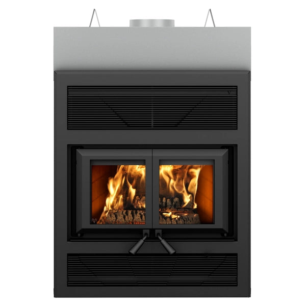 Ventis HE325 High Efficiency Fireplace Insert with Blower - EPA Certified Wood Burning Stove for Home Heating | Perfect for Living Rooms, Cabins & Energy-Efficient Homes