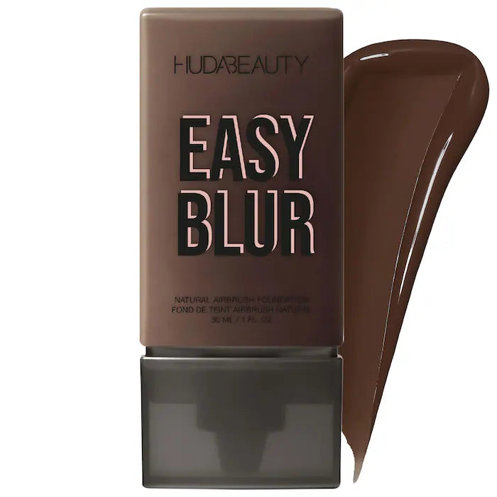 HUDA BEAUTY Easy Blur™ Natural Airbrush Foundation with Niacinamide - Lightweight, Buildable Coverage for Flawless Skin | Perfect for Everyday Wear & Special Occasions