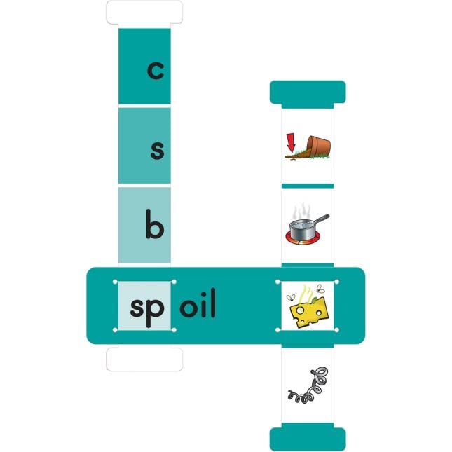 Vowel Teams Word Building Sliders - 27 Phonics Learning Tools for Kids | ELA Classroom Essentials | 1st 2nd 3rd Grade Reading Activities | Perfect for Homeschool & Elementary School Teachers
