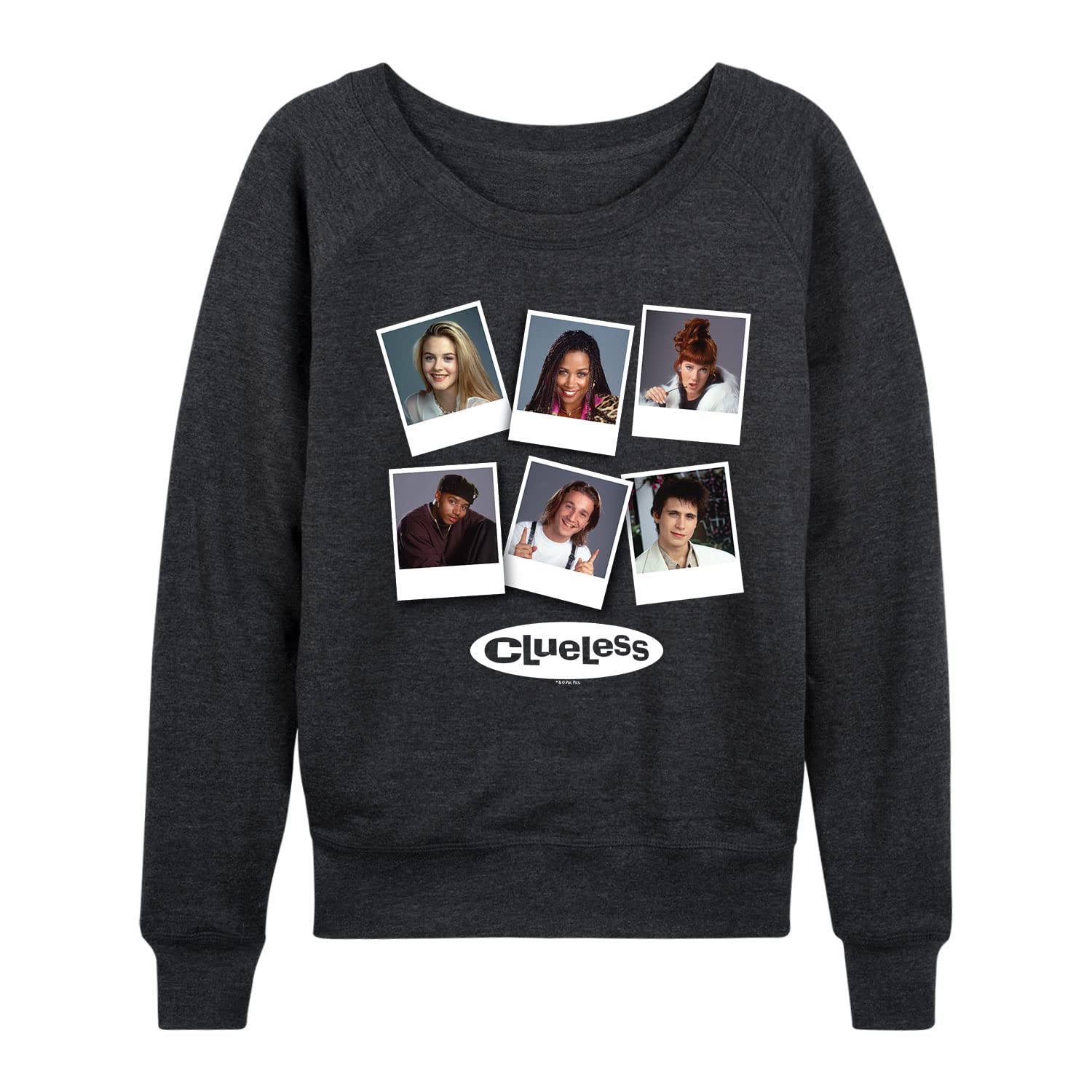 HYBRID APPAREL Women's Lightweight Fleece Pullover - 90s Clueless TV Show Inspired Sweatshirt | Cozy Lounge Wear for Women | Perfect for Casual Outfits, Movie Nights & Retro Fashion