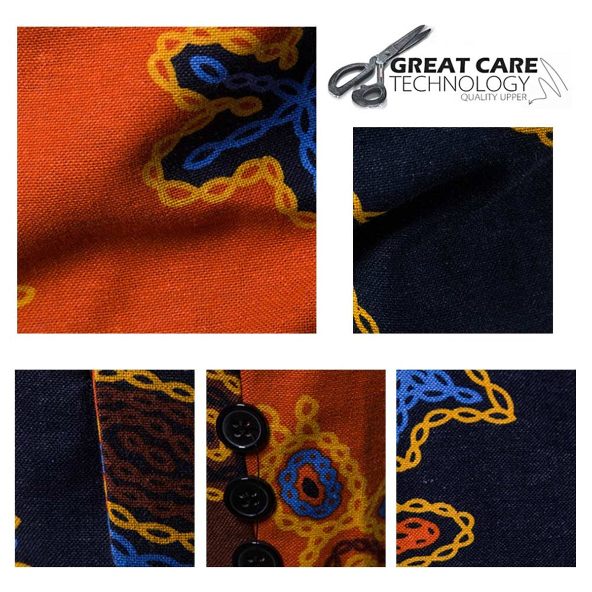 2 Piece Men's Two Button Ethnic Style Print Suit Set - Formal & Wedding Attire for Grooms, Parties & Special Occasions