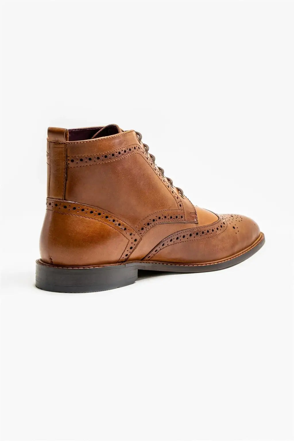 Cavani Holmes Tan Men's Leather Boots - Premium Genuine Leather Ankle Boots for Men, Comfortable & Stylish - Perfect for Casual Wear, Outdoor Activities & Work