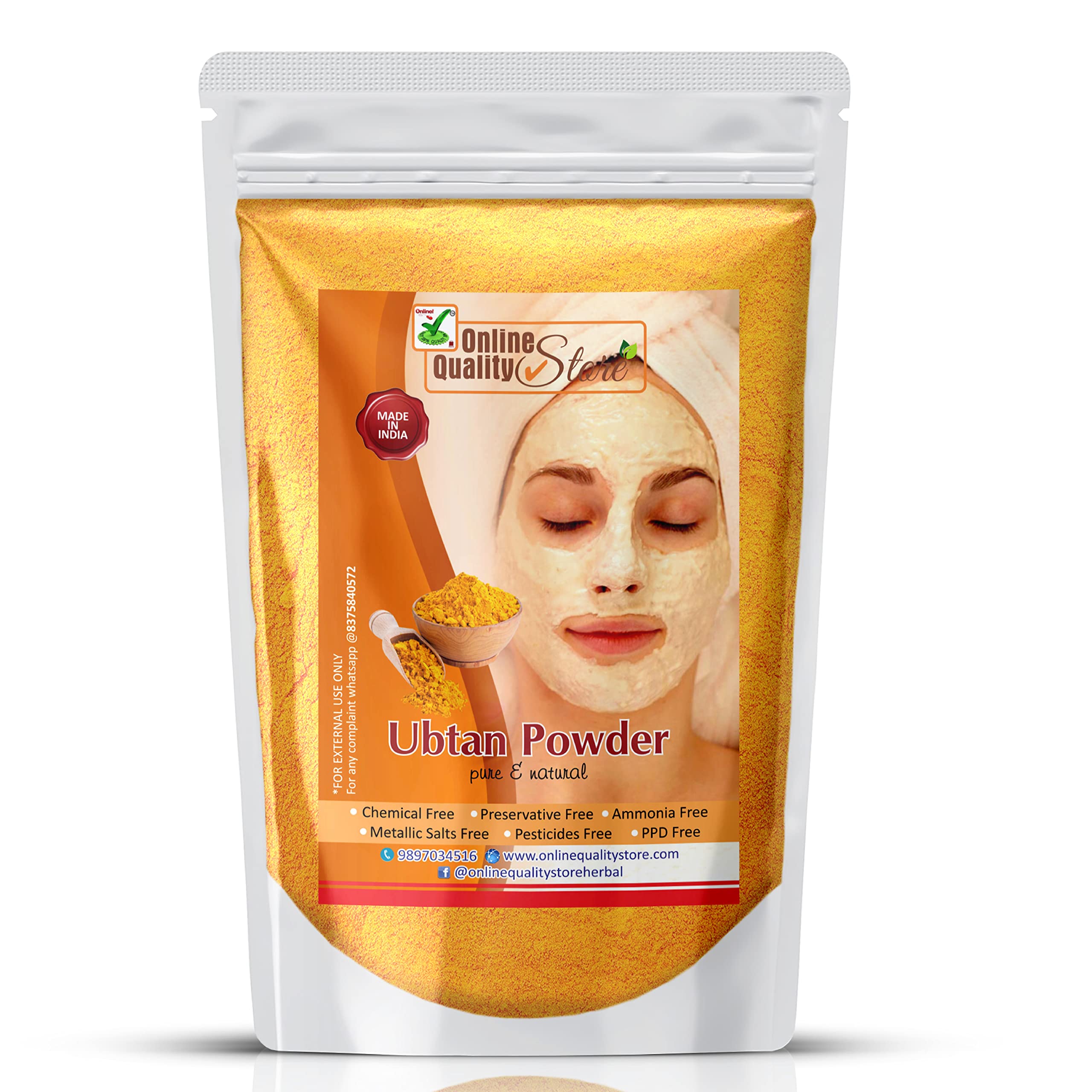Natural Exfoliating Scrub Powder for Face & Body - 400g Organic Skincare | Gentle Cleansing for Sensitive Skin, Acne Treatment & Spa Day at Home