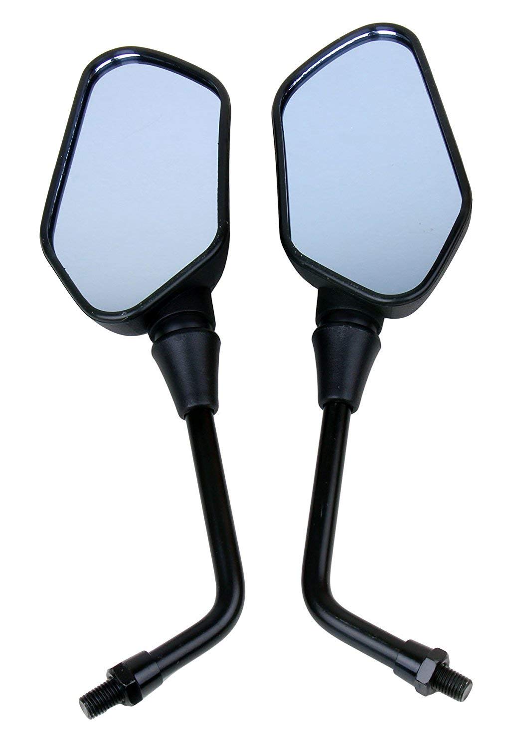 Black Rear View Mirrors Compatible with 2013 Honda Metropolitan 50 NCH50 Scooter - Enhance Safety & Visibility for Urban Commuting & City Riding