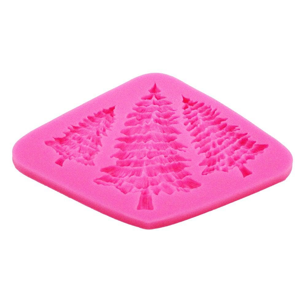Christmas Tree Silicone Mold for Baking - Holiday Cookie, Chocolate, Candy & Soap Making - Perfect for DIY Christmas Decorations & Gifts