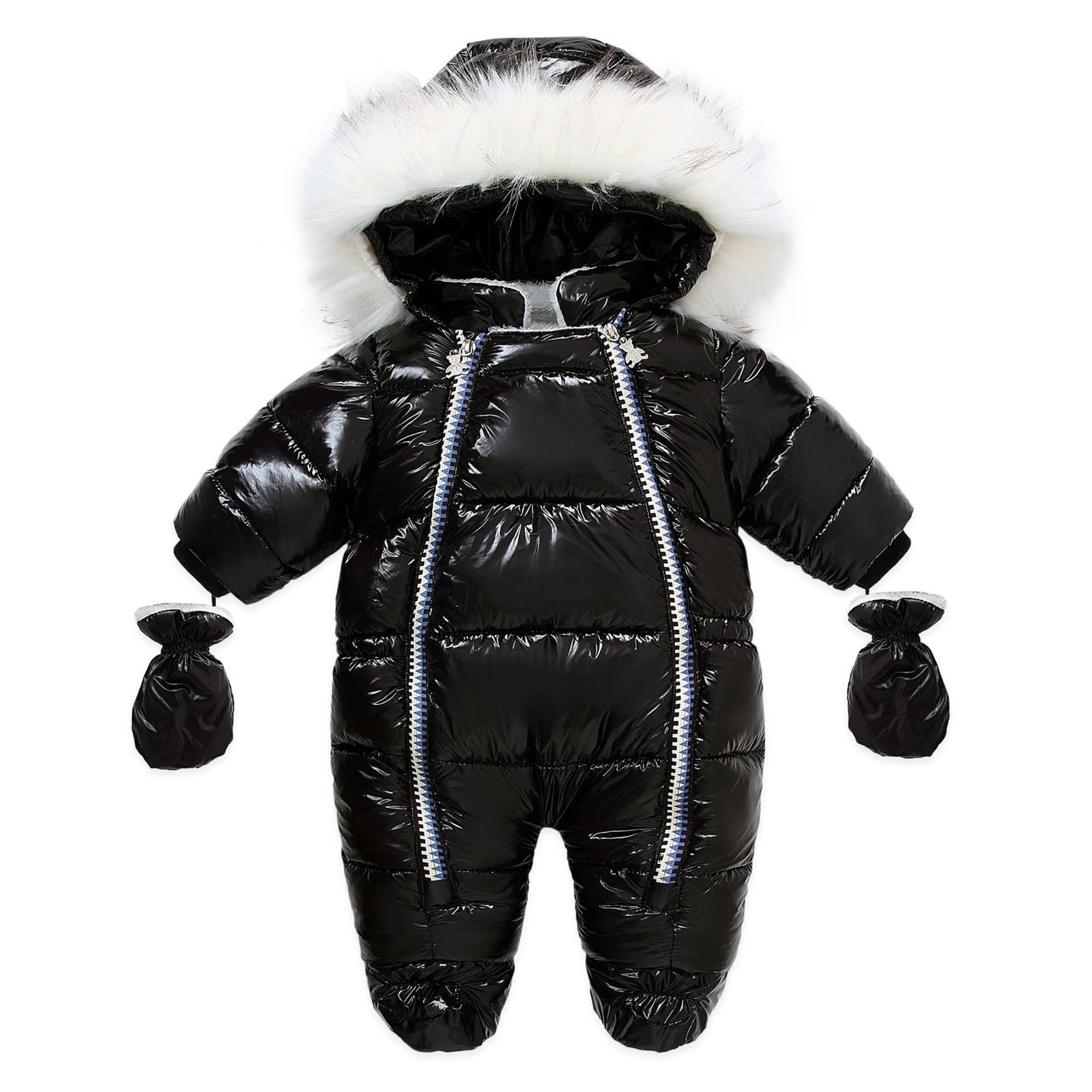 LISfsa Unisex Baby Winter Snowsuit - Warm Toddler Jacket with Zipper for Boys & Girls | Cute Winter Coat for Outdoor Play & Snow Activities