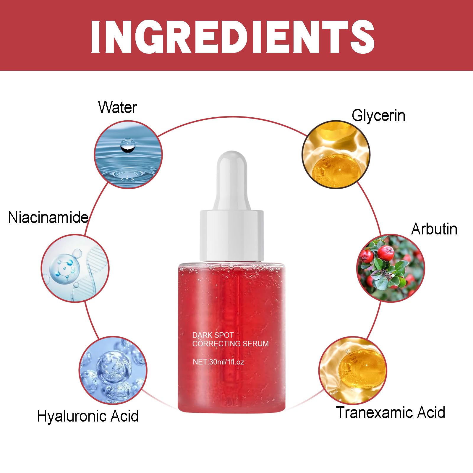 Niacinamide Serum 10% + TXA 4% - Brightening Face Serum for Dark Spots, Even Skin Tone & Hydration | Vitamin B3 Facial Essence for Glowing Skin | Day & Night Use for Oily, Dry & Combination Skin