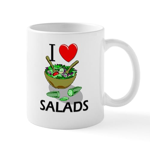 White - I Love Salads Mug