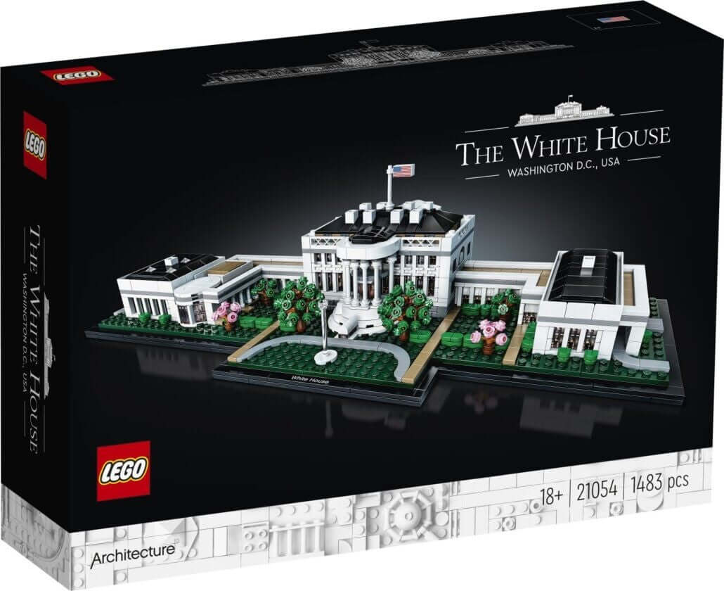 LEGO 21054 White House Building Kit – Collectible Architecture Model Set for Adults & Kids – Perfect for Display, Gifts, and Educational Play