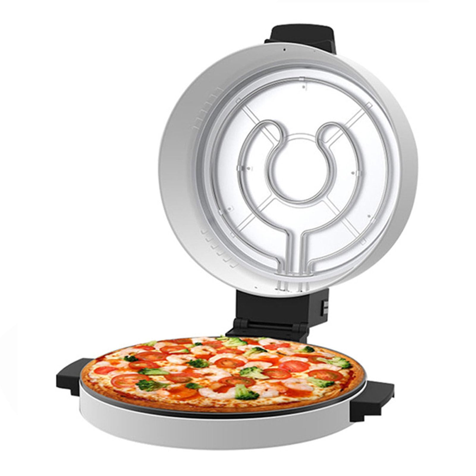 2000W Electric Pizza Oven for Home & Restaurant - 12 Inch Countertop Pizza Maker Machine with Pan - Indoor/Outdoor Portable Pizza Oven (US Plug 110V) - Perfect for Parties, Camping & Quick Meals