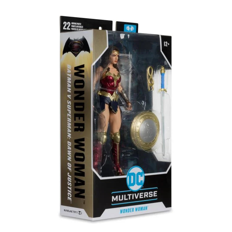 Wonder Woman Batman v Superman: Dawn of Justice DC Multiverse 7-Inch Action Figure - Collectible Movie Character Toy for Fans & Display