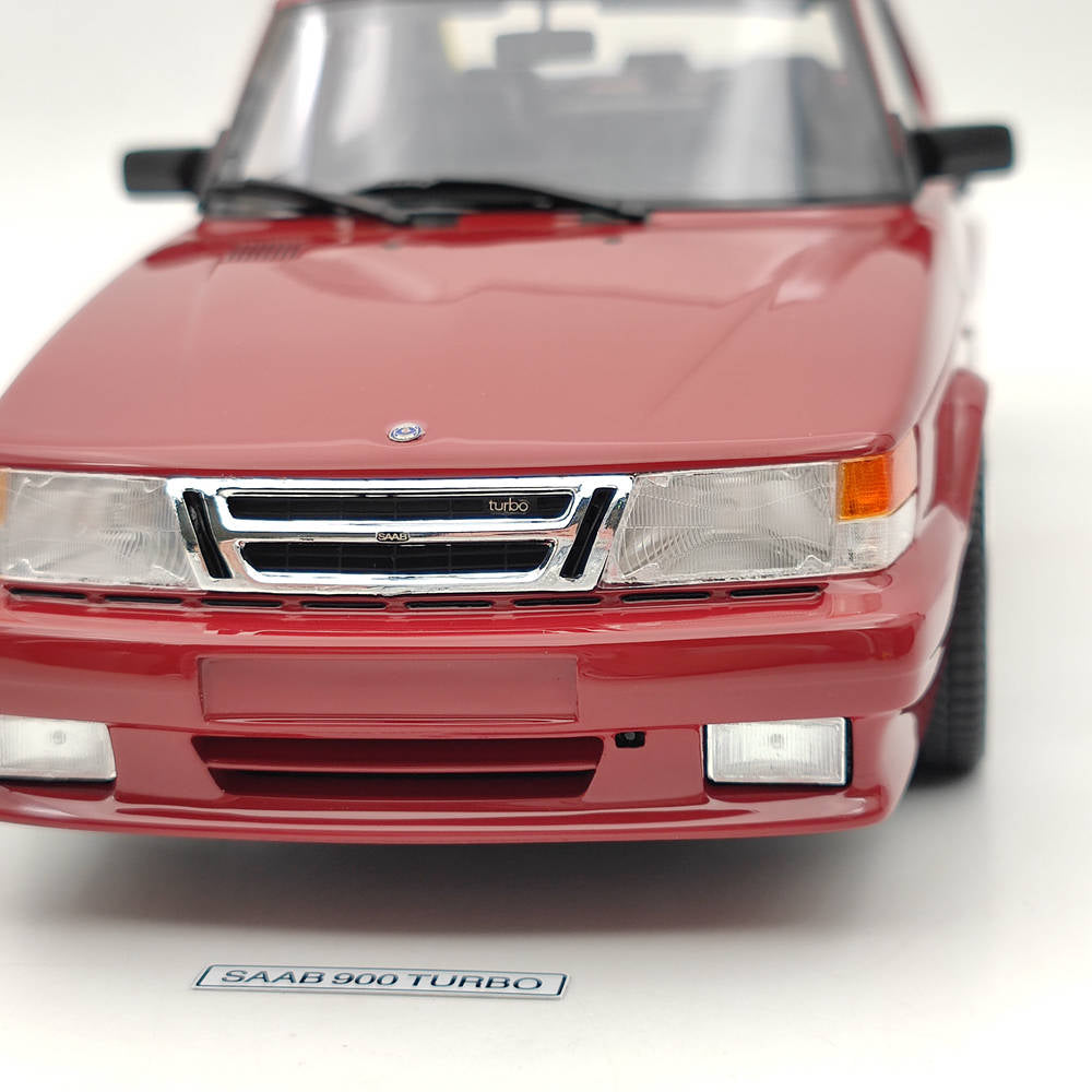 1/18 Scale Saab 900 Turbo T16 Airflow Red Resin Model Car - DNA Collectibles DNA000112 - Perfect for Car Enthusiasts, Collectors & Home/Office Display
