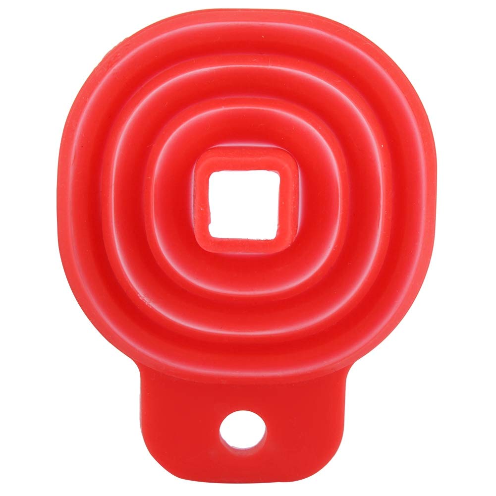 Collapsible Silicone Funnel for Automotive Oils & Lubricants - Mini Folding Telescopic Long Neck Funnel for Engine Oil & Liquid Dispensing - Perfect for DIY Car Maintenance, Motorcycle Care & Home Use