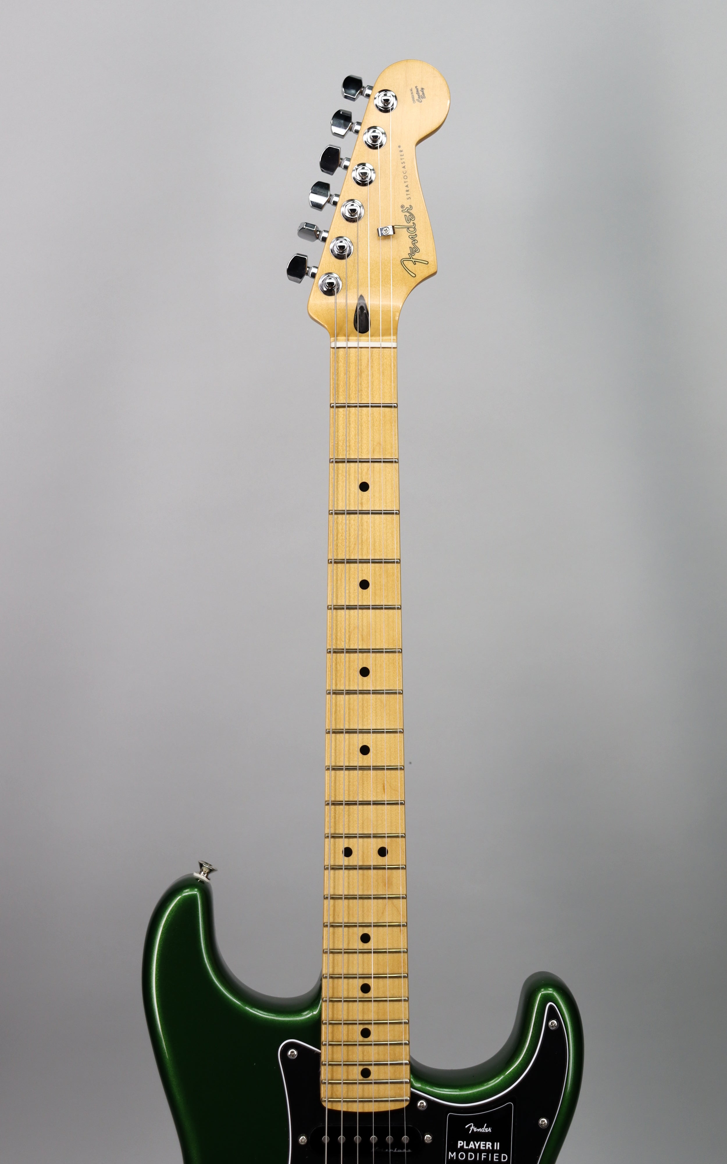 Fender Player II Modified Stratocaster Electric Guitar with Maple Fingerboard in Harvest Green Metallic + Mustang LT25 Guitar Amp Bundle - Perfect for Home Practice, Studio Recording & Live Performances