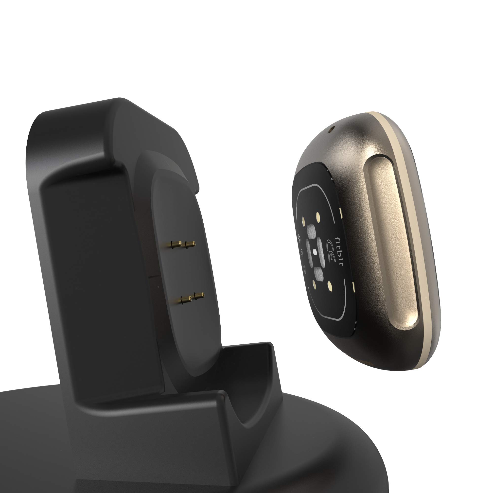 Original Title: Charger Compatible with Fitbit Versa 3 Fitbit Sense Charger Stand Charging Dock for Versa3 Charging Clip Premium Plastic Cable   Optimized Title: Fitbit Versa 3 & Sense Charger Stand - Premium Plastic Charging Dock with Clip | Fast Charging Cable for Versa 3 & Sense | Perfect for Home, Office & Travel Use