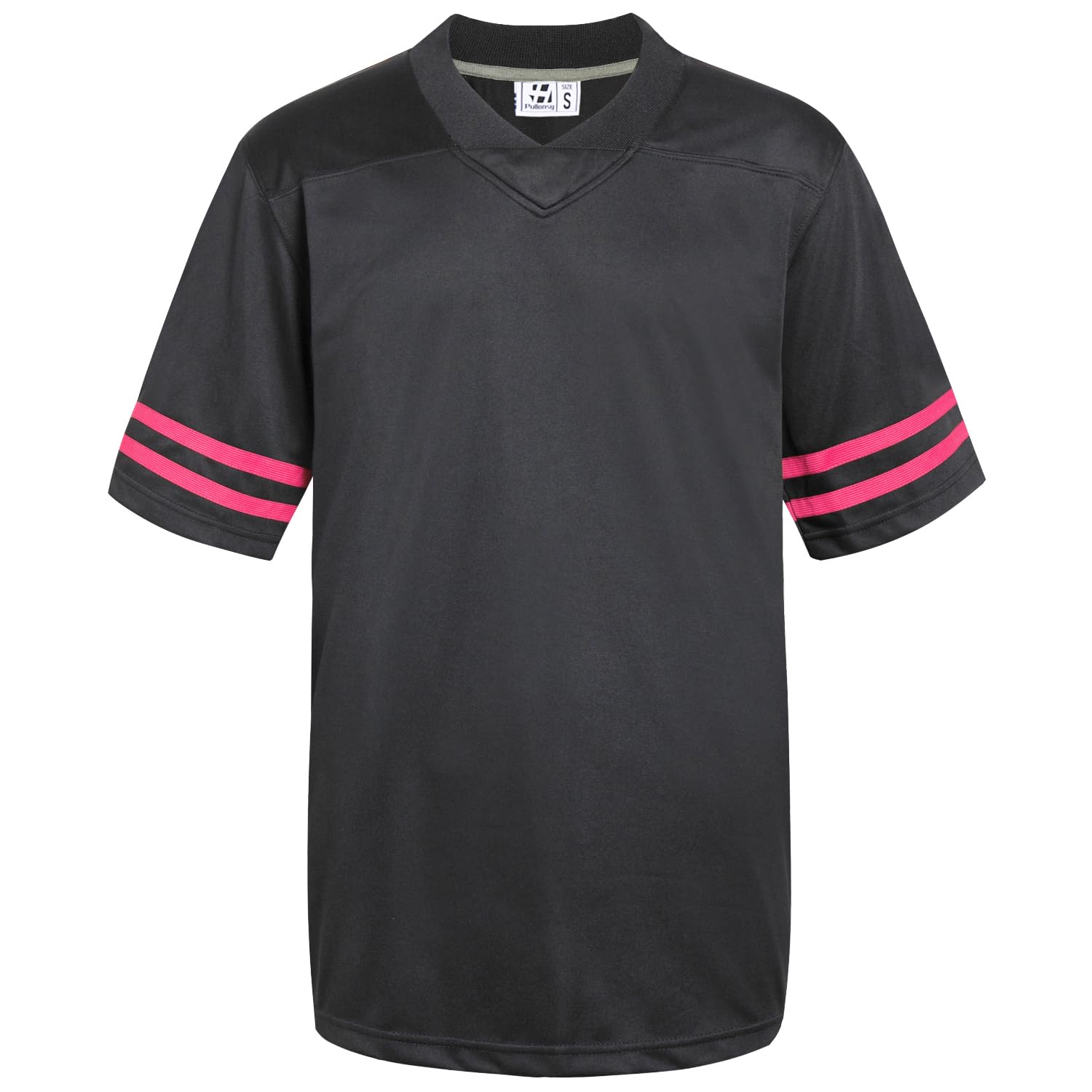 Pullonsy Men's Customizable Blank Football Jerseys - Breathable Practice Shirts for Football Fans & Players - Ideal for Training, Games & Team Uniforms