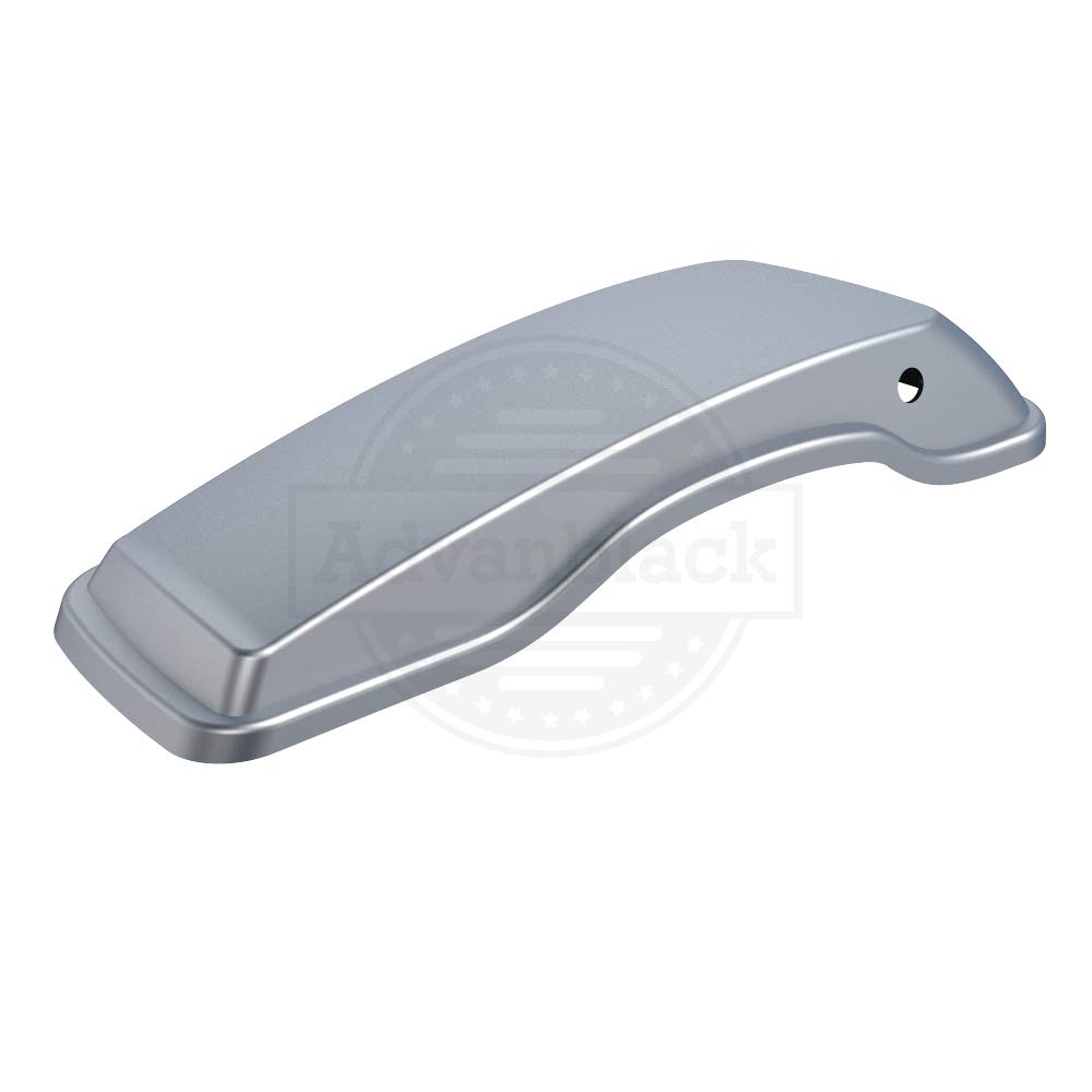 Moto Onfire Saddlebag Lids for Harley Touring Street Glide & Road Glide Special (2014-2020) - Barracuda Silver Denim - Durable Motorcycle Accessories for Long Rides & Custom Upgrades