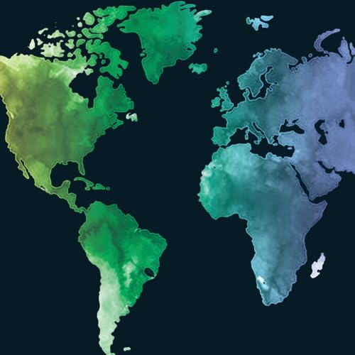 Watercolor World Map