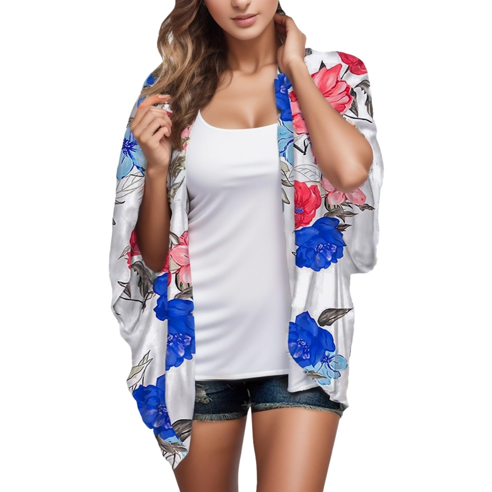 PUTEARDAT Women's Linen Skirts - Plus Size Floral Summer Skirt | Prime Deals Under $5 | Teacher Outfits & Casual Wear for Women | Perfect for Beach, Office & Everyday Use