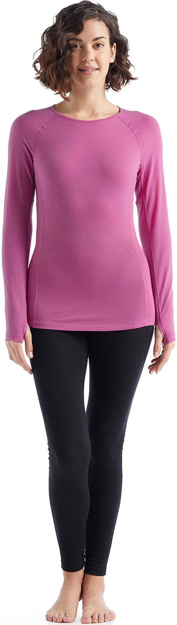 150 Zone LS Crewe Baselayer Top for Women - Long Sleeve Round Neck Thermal Underwear - Perfect for Cold Weather, Outdoor Sports & Layering
