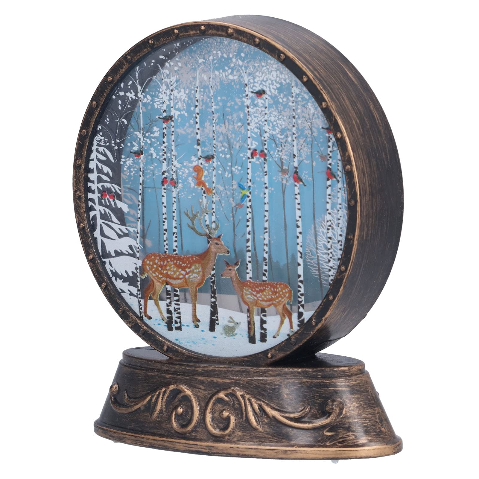Shanrya Battery-Powered LED Night Light with Color Gradient - Elk Design for Christmas, Birthday & Festival Decor - Perfect for Living Room, Bedroom & Nursery Ambiance