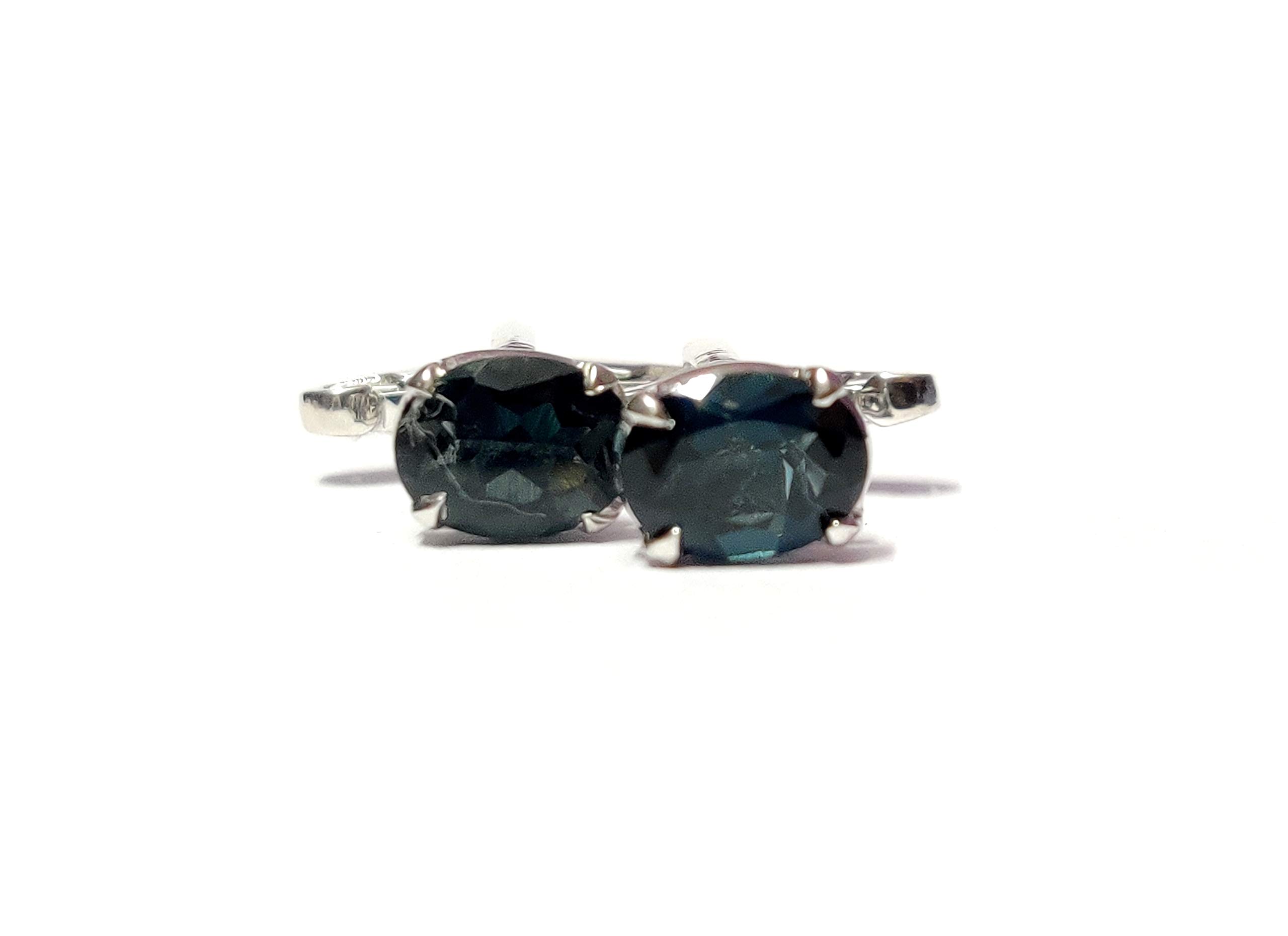 Premium London Blue Topaz Cufflinks for Men - 3.5 Ct AA Grade Groomsmen Wedding Cufflinks - Elegant Gift for Groom, Best Man & Formal Occasions