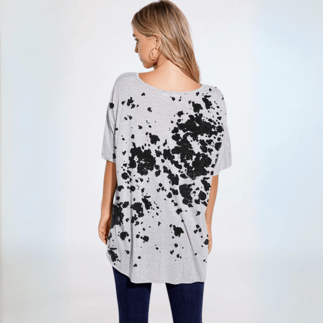 Stylish Graphic Print Loose Fit T-Shirt for Women | 100% Cotton | Made in USA | Casual Wear, Street Style & Everyday Comfort