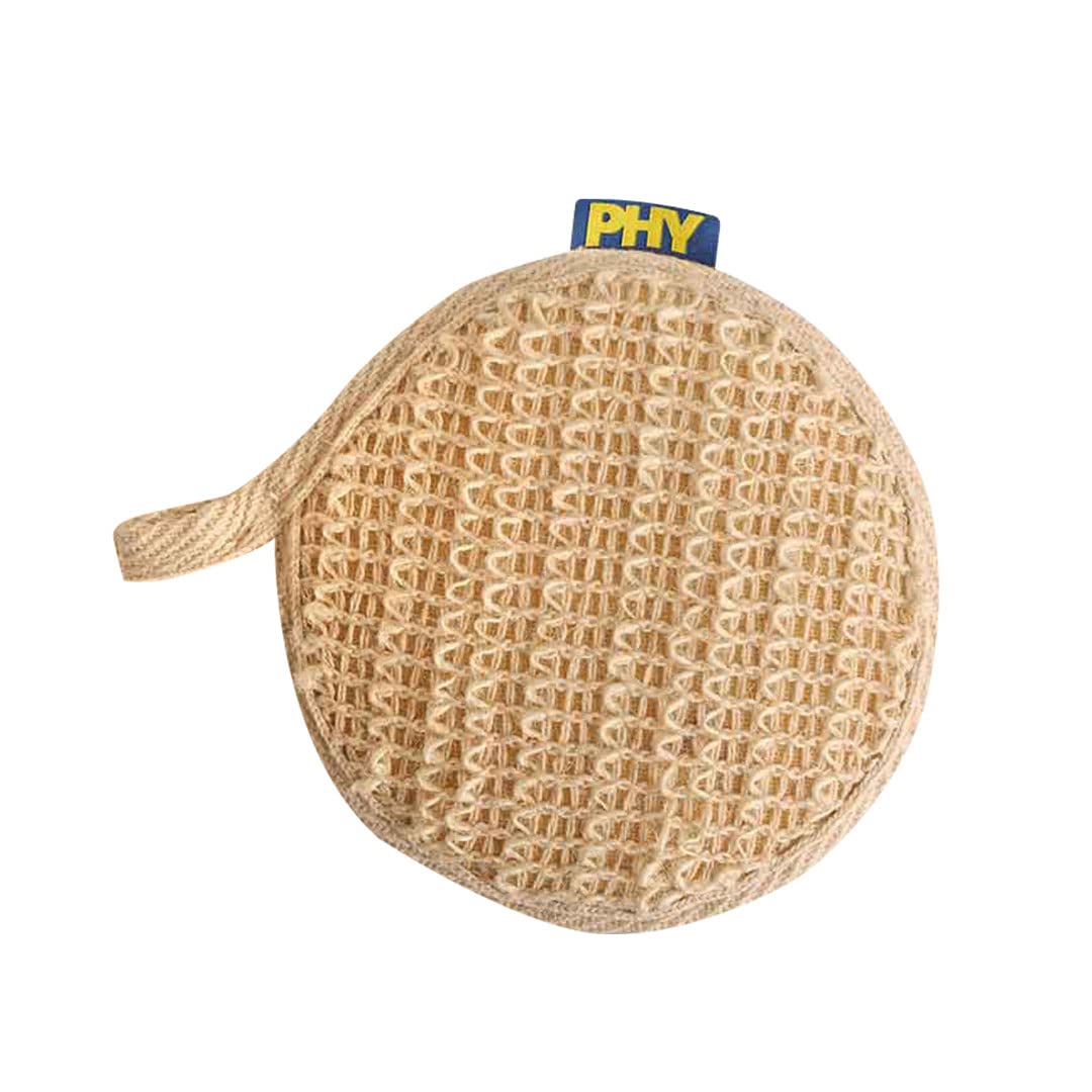 Premium Phy Scrub Loofah - Gentle Exfoliating Shower Sponge for Smooth Skin | Skin-Friendly Bath & Body Scrubber | Ideal for Daily Shower, Spa & Self-Care Routine