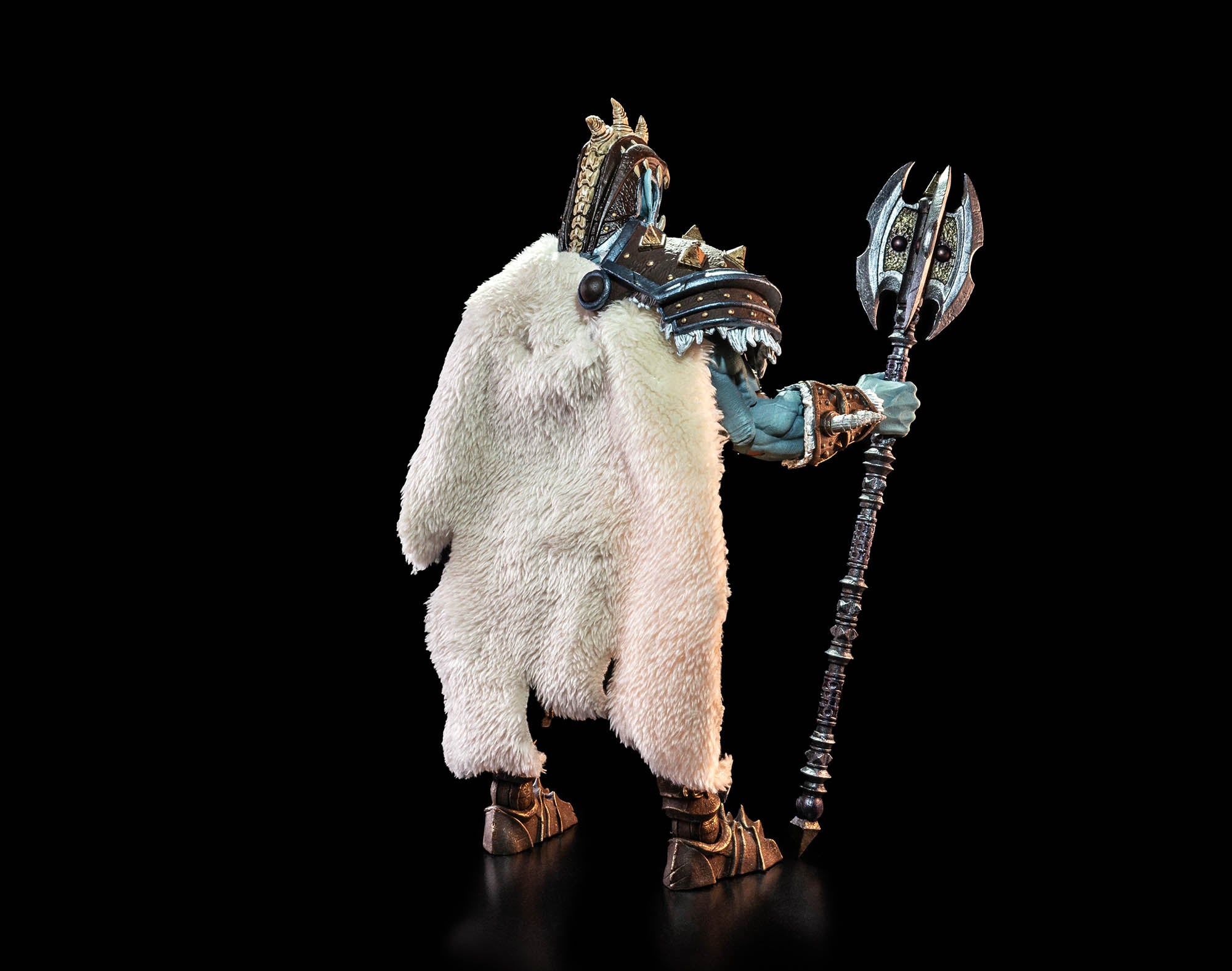 Mythic Legions: Ashes of Agbendor Frost Ogre Action Figure - Preorder for Collectors | Fantasy Battle Scenes & Display