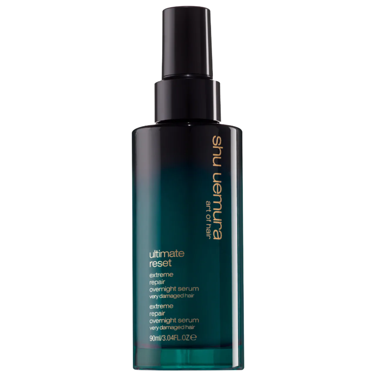 Shu Uemura Ultimate Reset Repairing Night Serum for Damaged Hair - 90ml - Deep Conditioning Treatment for Dry, Brittle Hair - Perfect for Overnight Hair Repair & Hydration