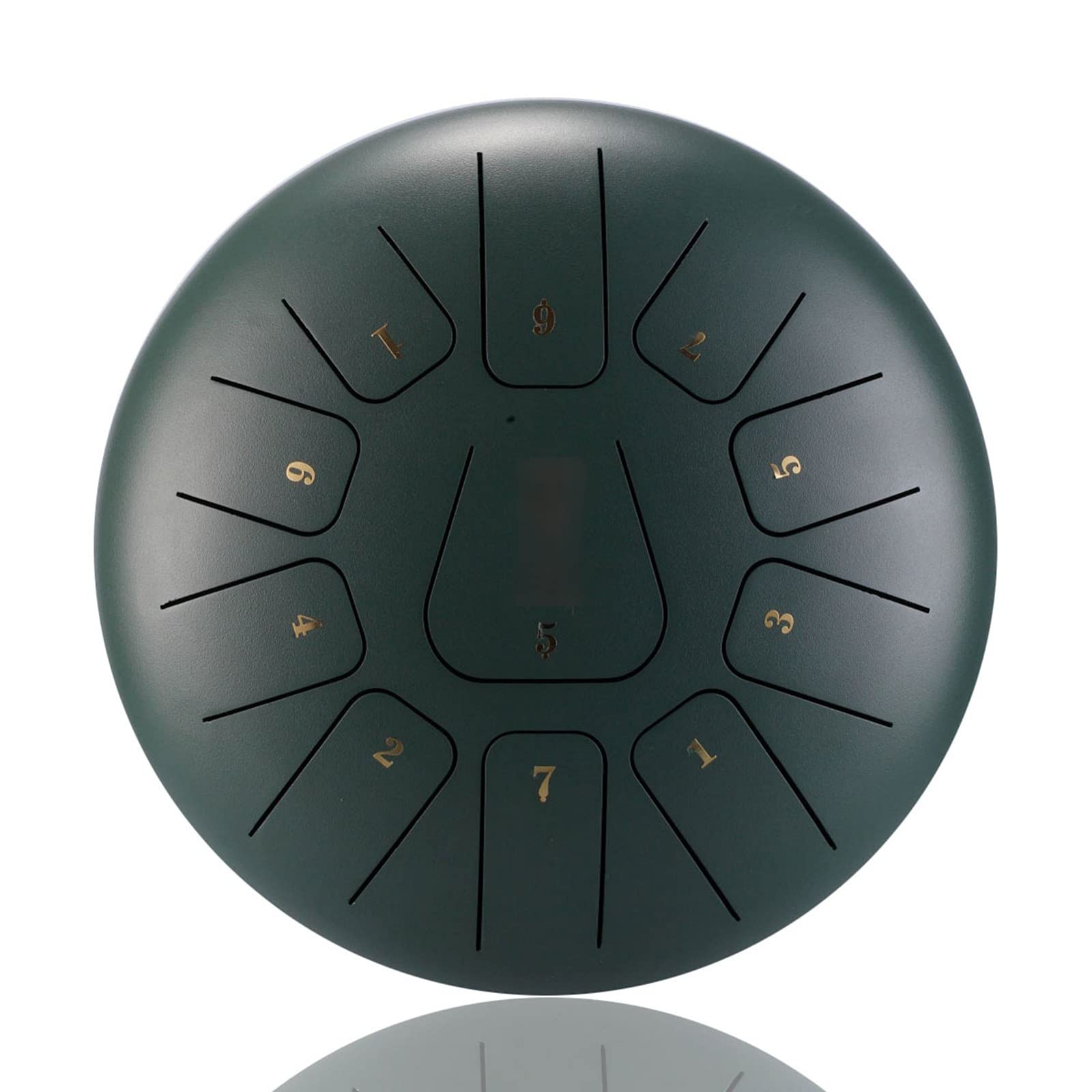 10 Inch 11 Tone Steel Tongue Drum - Hand Pan Drum with Mallets & Carry Bag for Meditation, Yoga & Music Therapy | Percussion Instrument for Relaxation & Stress Relief (Color: C)