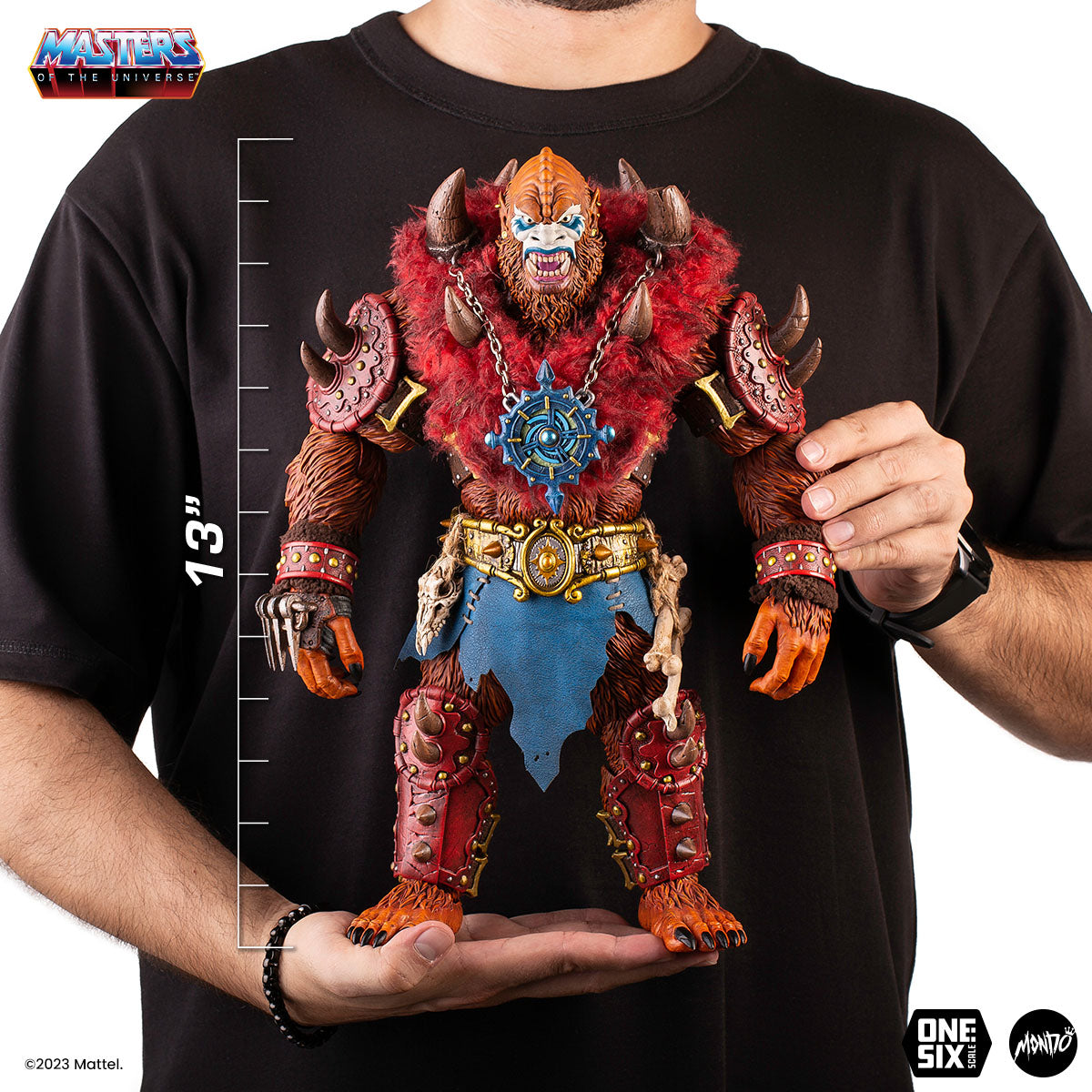 Masters of the Universe Beast Man 1/6 Scale Collectible Action Figure - Timed Limited Edition - Perfect for Display, Gifts, and He-Man Fans Collection