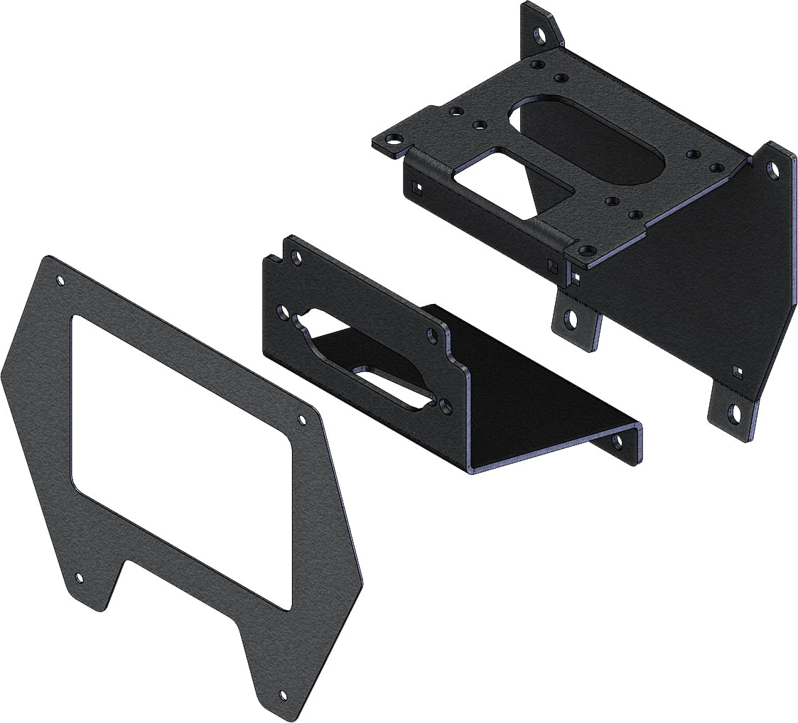 Polaris RZR Pro R Winch Mount Kit - Heavy Duty 102050 Series for Off-Road & UTV Accessories - Perfect for Trail Riding, Mudding & Rock Crawling
