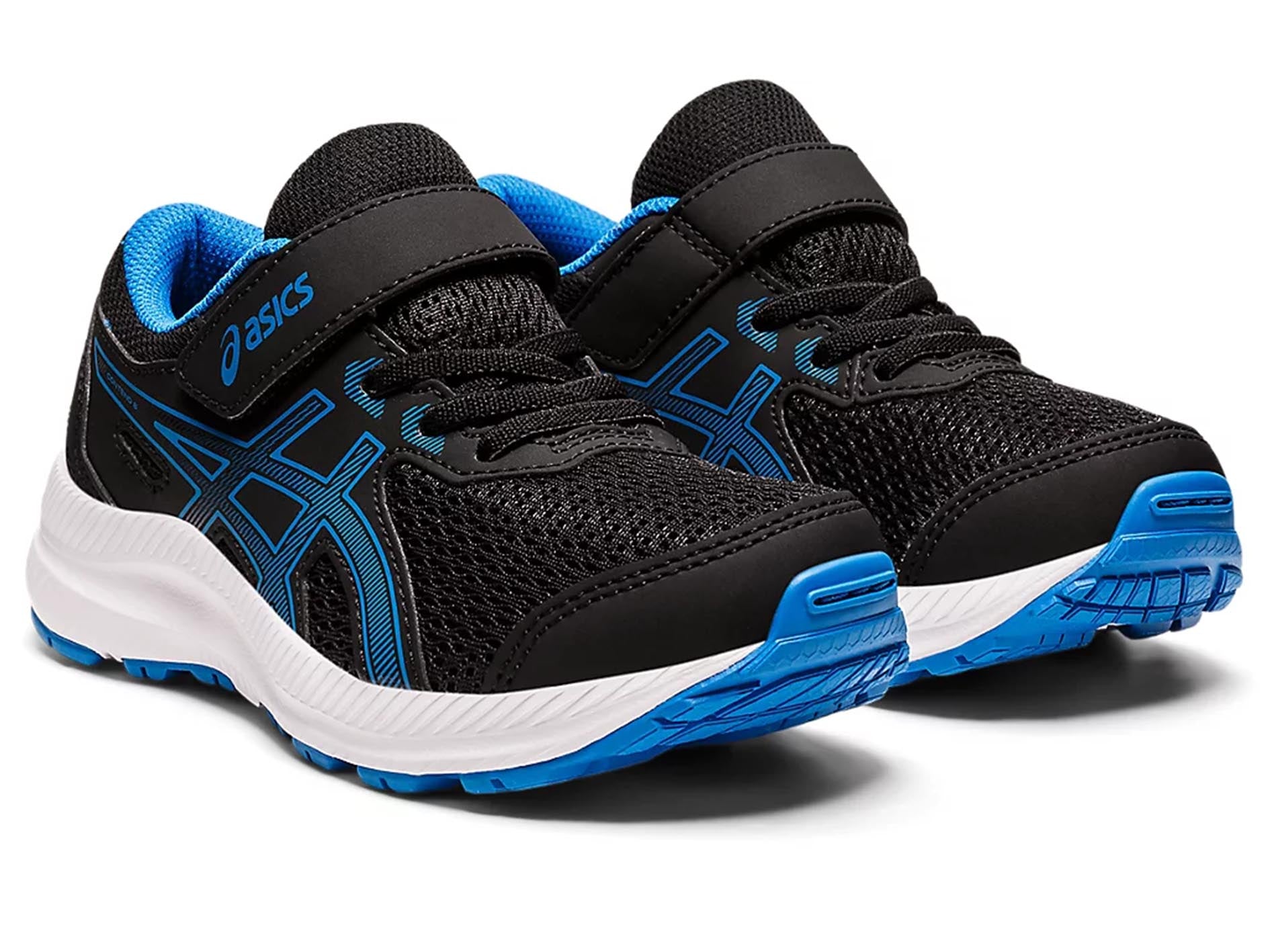 ASICS Kids Contend 8 PS Running Shoes - Lightweight Athletic Sneakers for Boys & Girls (Style 1014A258-004) - Perfect for School, Sports & Everyday Play