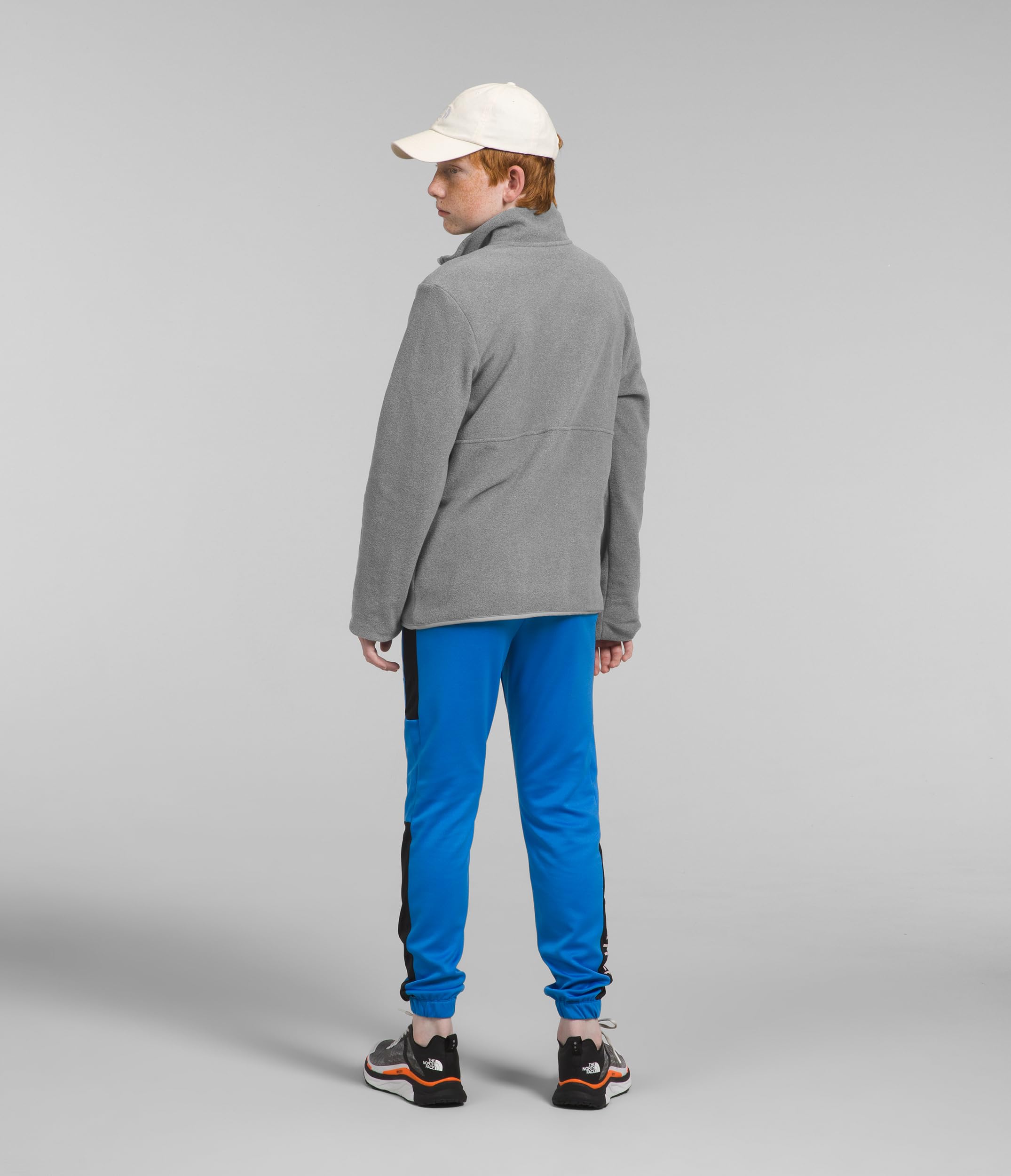 The North Face Teen Glacier Half Zip Fleece Pullover - Warm & Comfortable Winter Jacket for Outdoor Activities & School