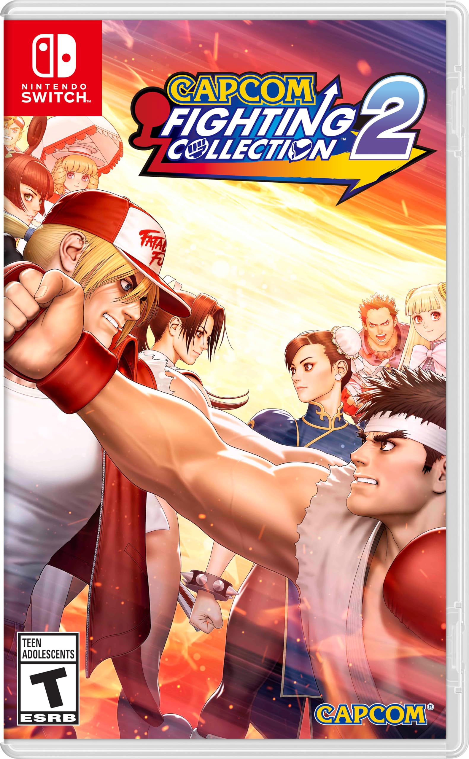 Capcom Fighting Collection 2 for Nintendo Switch - Classic Arcade Fighting Games Bundle | Perfect for Home Gaming & Competitive Play
