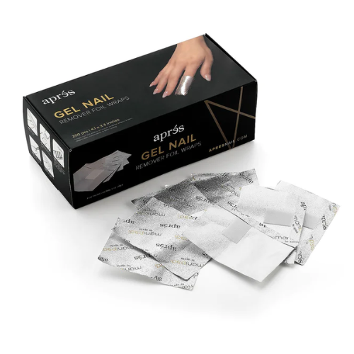 Professional Apres Nail Remover Foil Wraps 200pc - Soak Off Gel Polish Removal Wraps for Acrylic Nails - Essential Nail Salon & DIY Manicure Supplies (200 Count) - Perfect for Home Use & Professional Salons