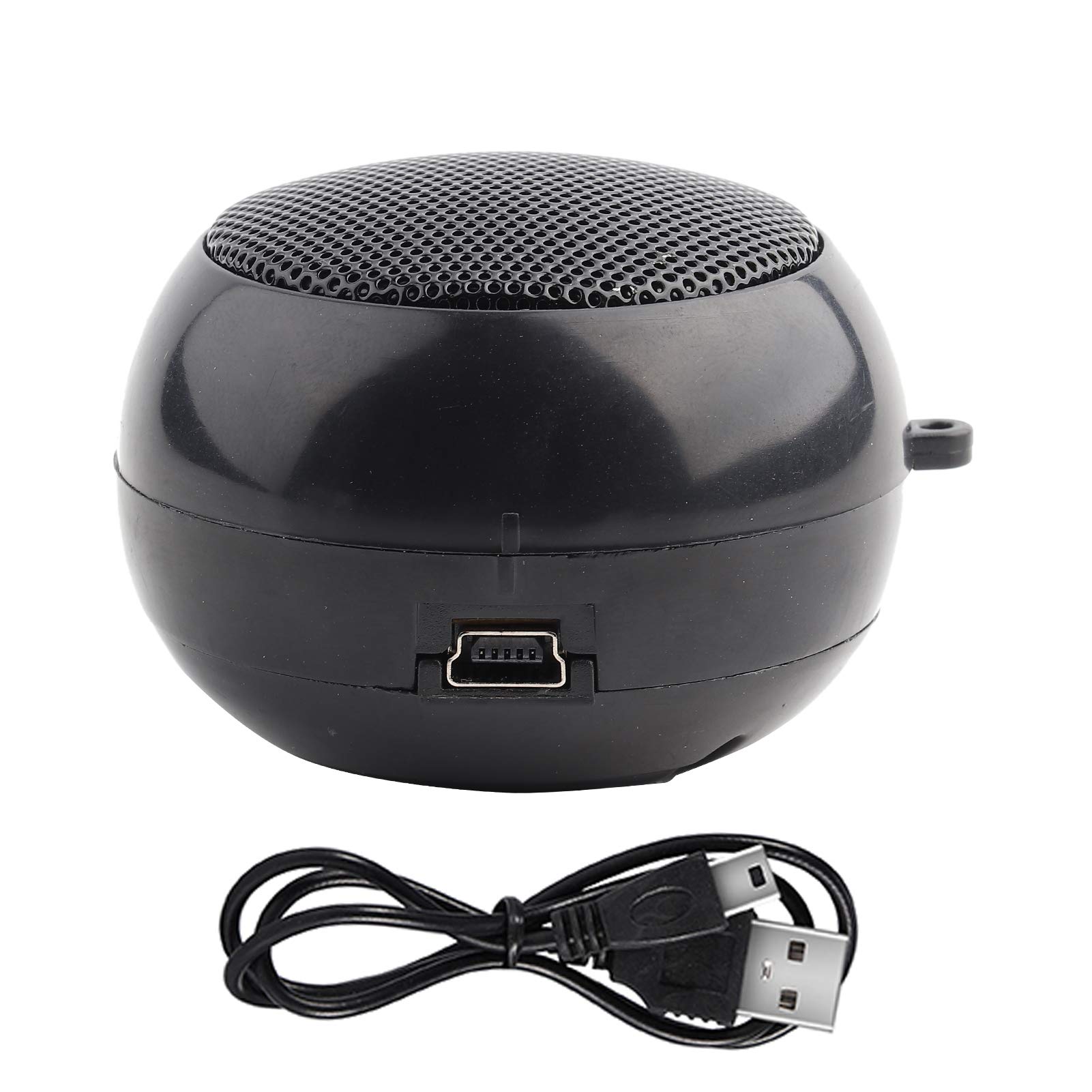 Lazmin Portable Bluetooth Speaker - Mini Wireless Rechargeable Hamburger-Shaped Speaker with Built-in Mic, Super Bass & HD Sound | Perfect for Travel, Shower, Bike Riding, Beach, Pool Parties & Outdoor Adventures (Black)