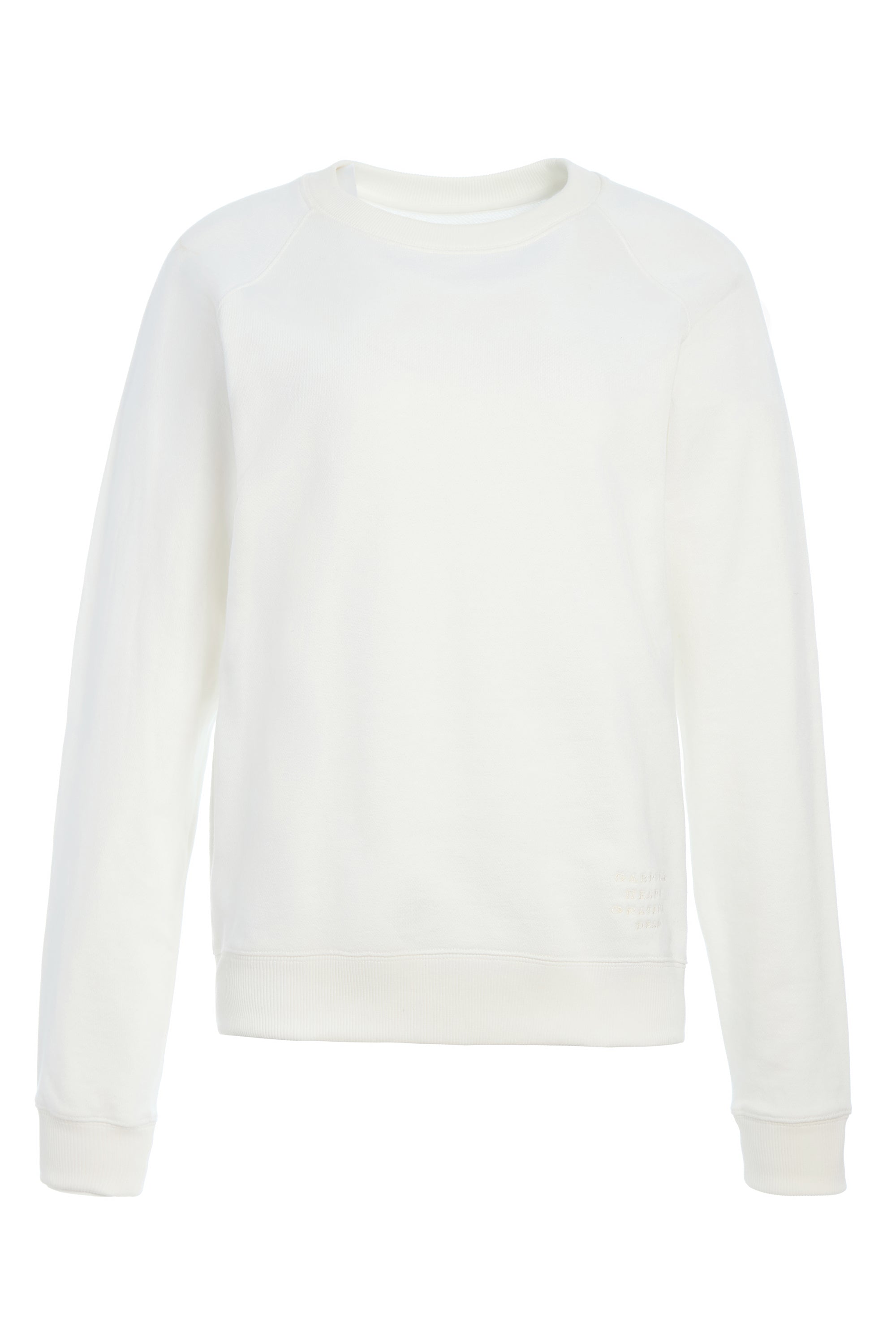 Royston White Fine Cotton Sweatshirt for Men & Women - Cozy Casual Wear for Everyday Outfits & Lounge
