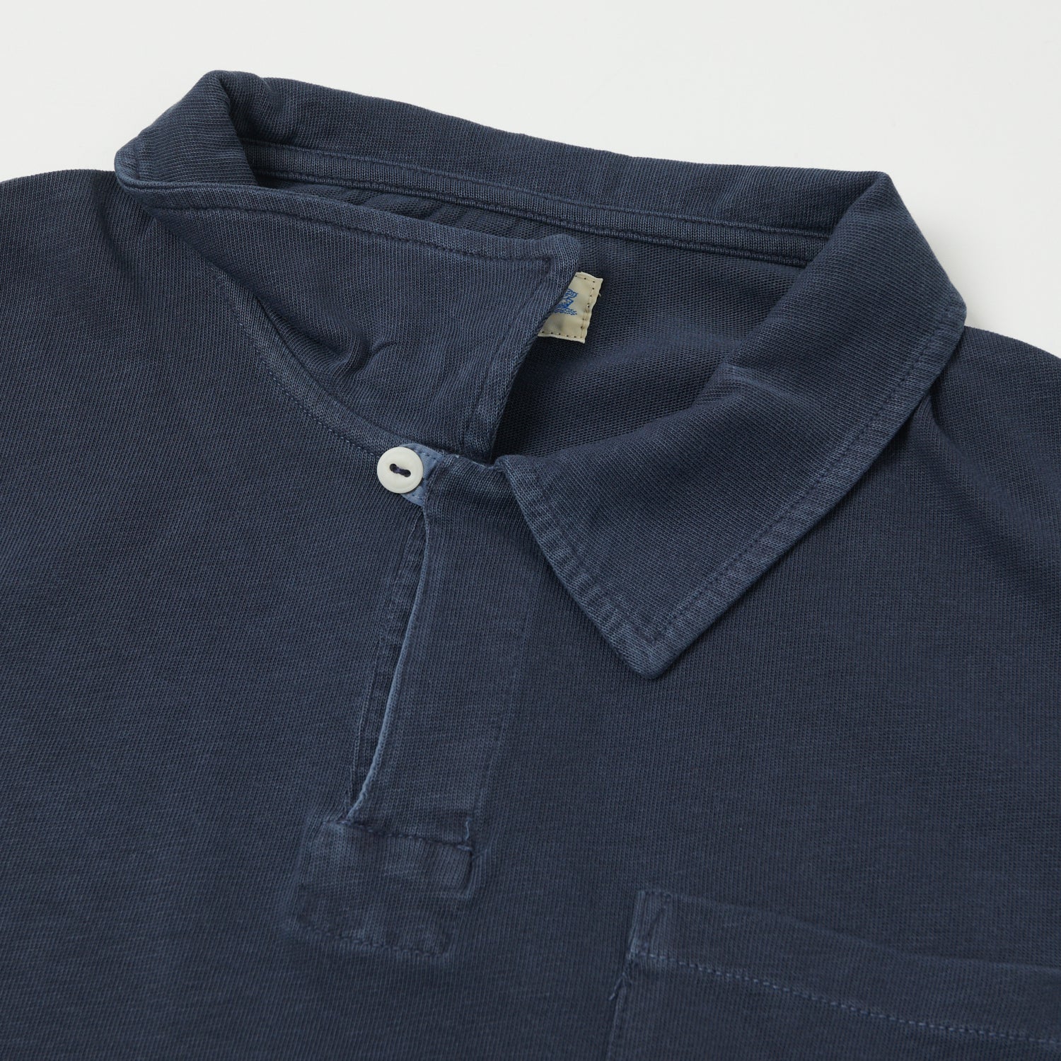 Merz b. Schwanen PLP04 Classic Men's Polo Shirt in Denim Blue | Premium Cotton Knitwear for Casual & Business Wear | Perfect for Office, Golf & Weekend Outings