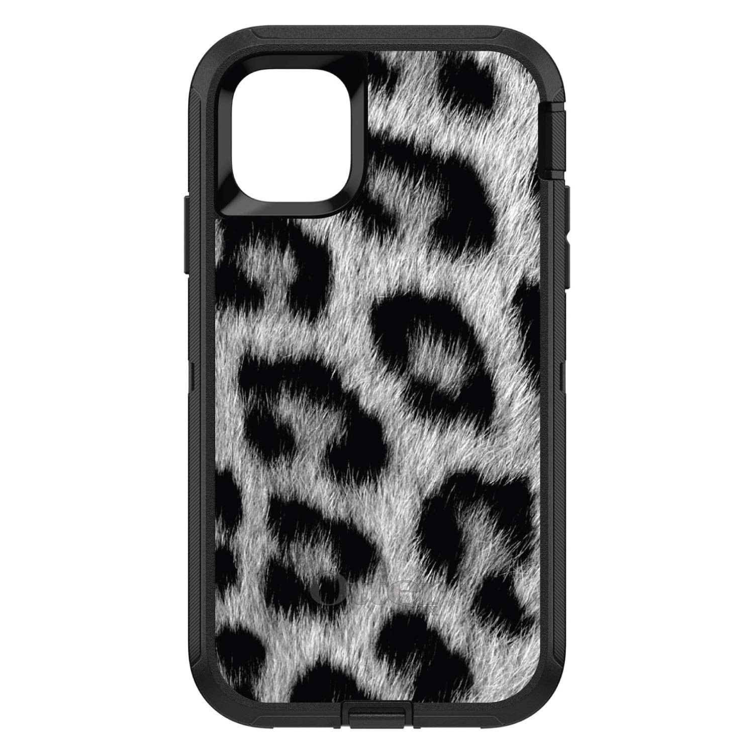 DistinctInk iPhone 11 Pro MAX Case (6.5 Inch) - Premium Snow Leopard Print Protective Cover | Durable Replacement for OtterBox Defender | Perfect for Outdoor Adventures & Daily Protection