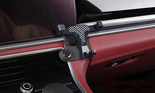 Porsche Panamera Phone Holder 2017-2022 - Carbon Fiber Car Mount for iPhone & Android - Secure Dashboard Stand for Driving
