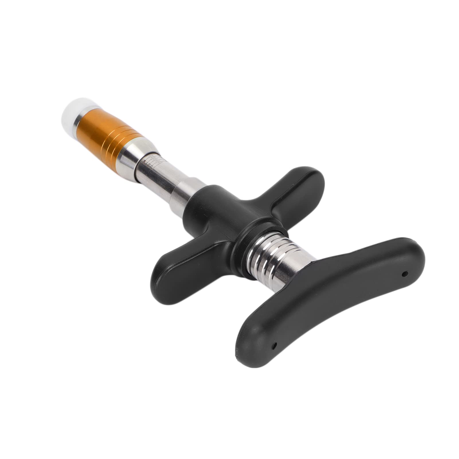 ANGGREK Chiropractic Tool - 10-Level Manual Spinal Massager & Adjusting Instrument for Muscle Relaxation (Gold) | Portable Back Pain Relief Device for Home, Office & Travel Use