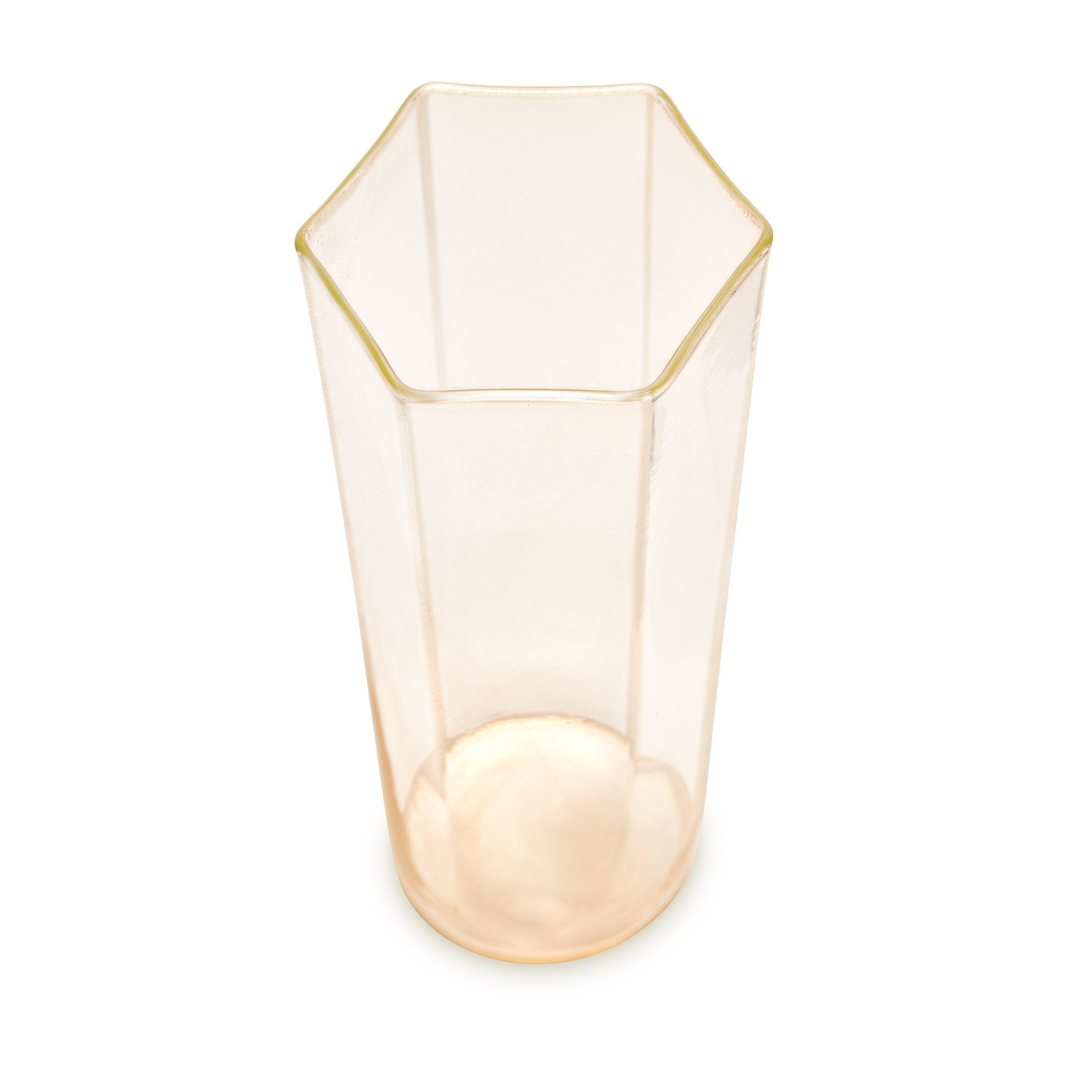 Exclusive Hexagon Champagne Glasses Set of 6 - 24K Gold Rimmed Crystal Flutes for Wedding, Party & Anniversary Celebrations - Elegant Drinking Cups for Sparkling Wine, Prosecco & Cocktails